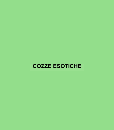 Cozze Esotiche