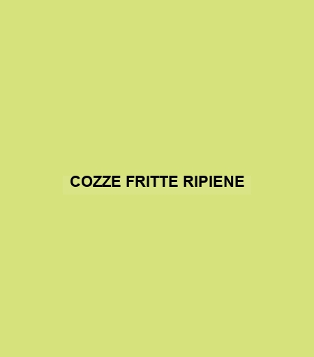 Cozze Fritte Ripiene