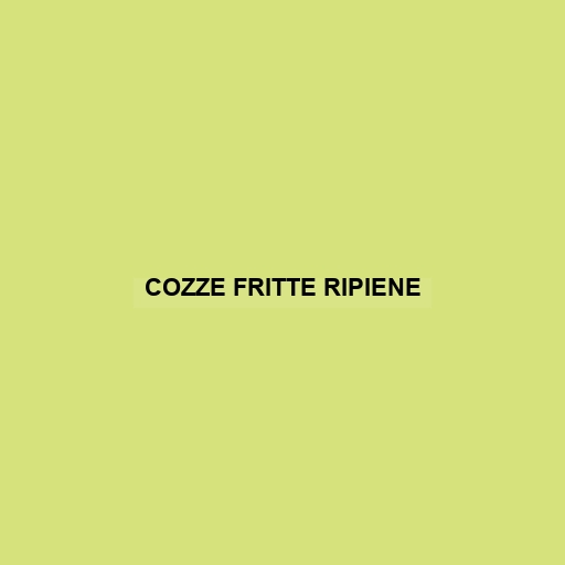 Cozze Fritte Ripiene