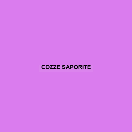 Cozze Saporite