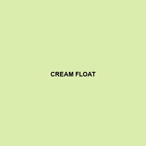 Cream Float