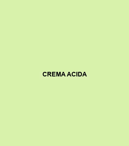 Crema Acida