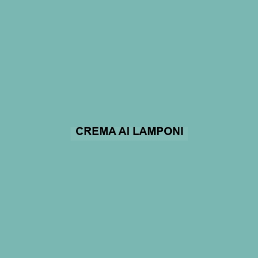 Crema Ai Lamponi