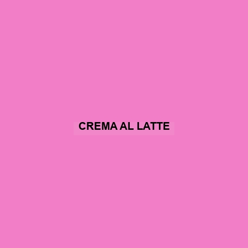 Crema Al Latte