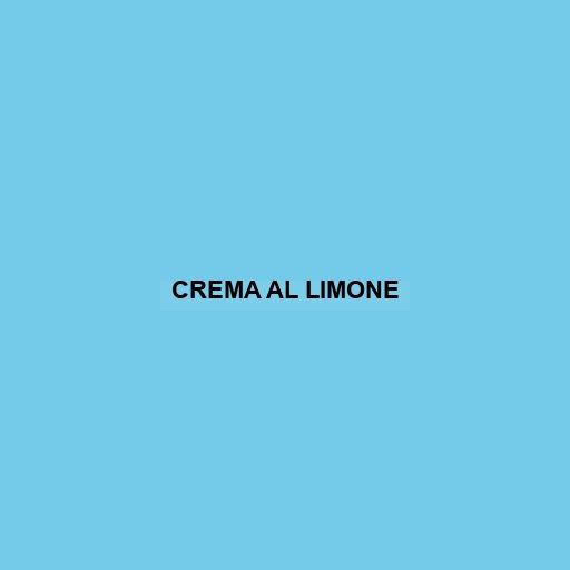 Crema Al Limone