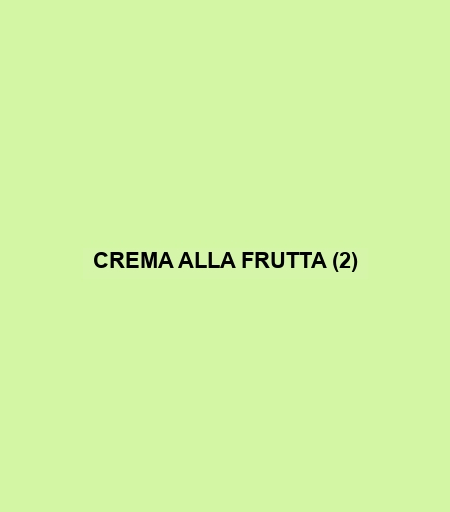 Crema Alla Frutta (2)