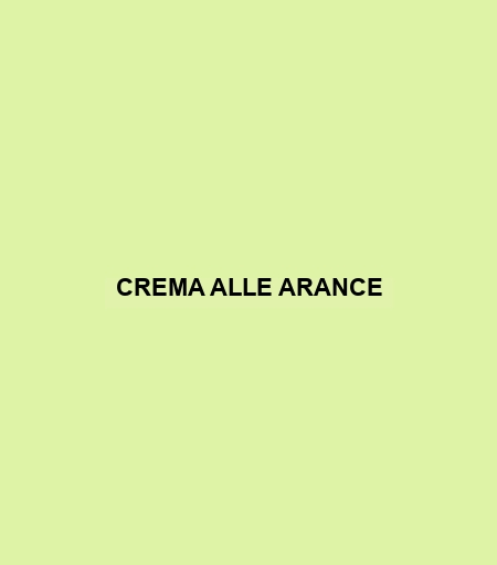 Crema Alle Arance