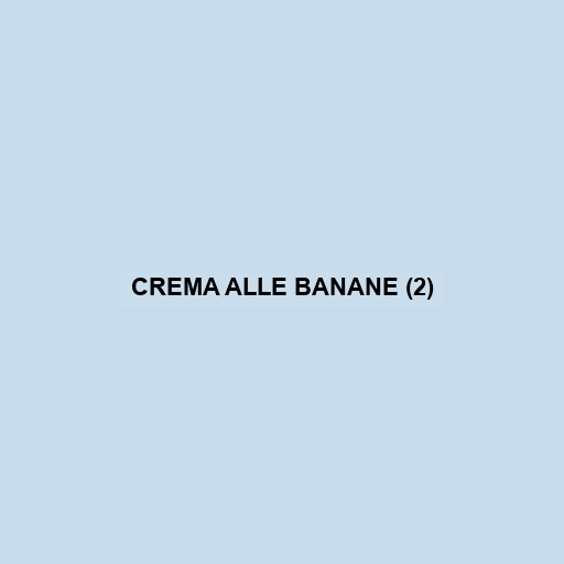 Crema Alle Banane (2)