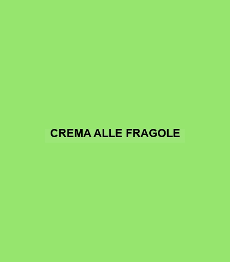 Crema Alle Fragole