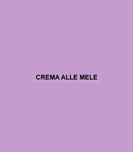 Crema Alle Mele