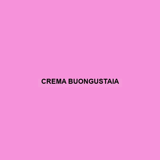 Crema Buongustaia