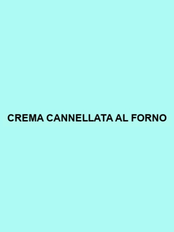 Crema Cannellata Al Forno