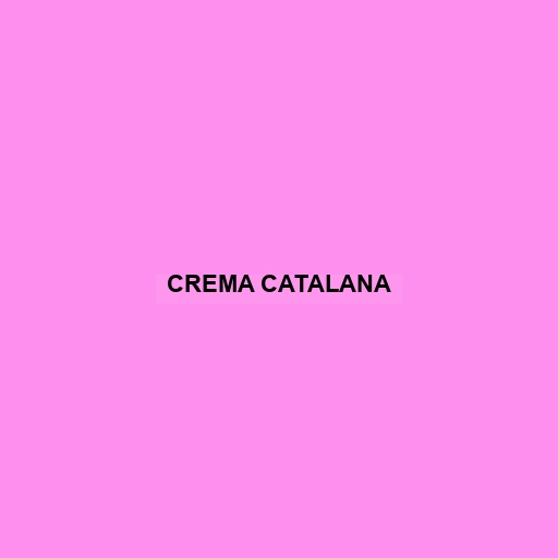 Crema Catalana