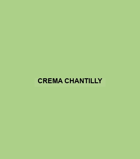 Crema Chantilly