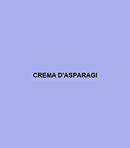 Crema D'asparagi