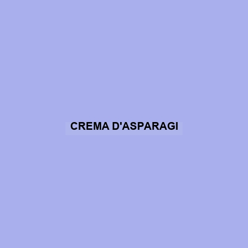 Crema D'asparagi