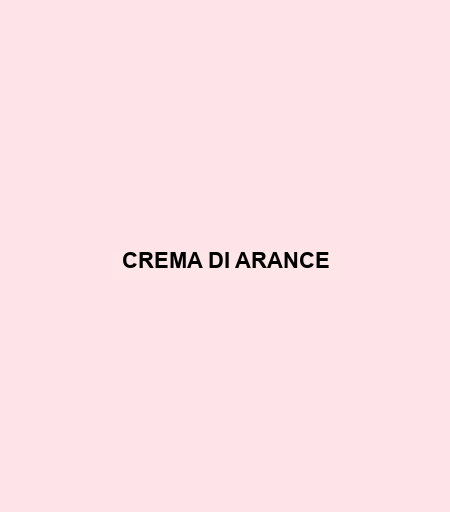 Crema Di Arance