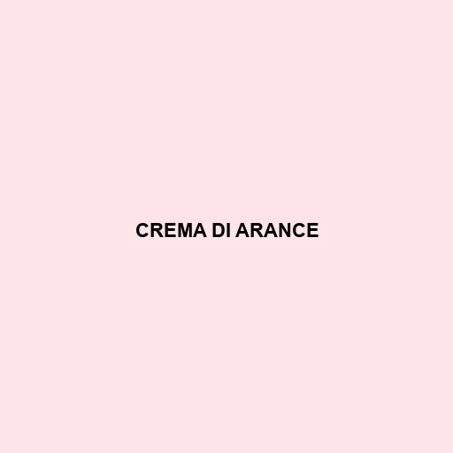 Crema Di Arance