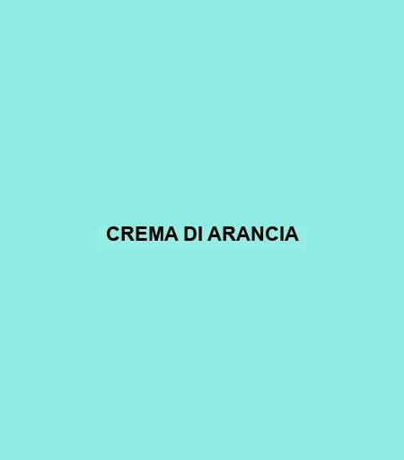 Crema Di Arancia