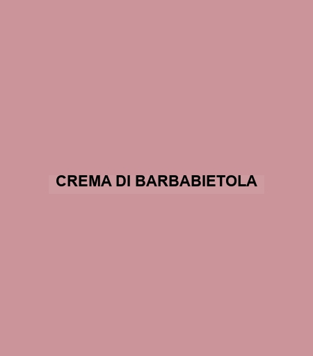 Crema Di Barbabietola