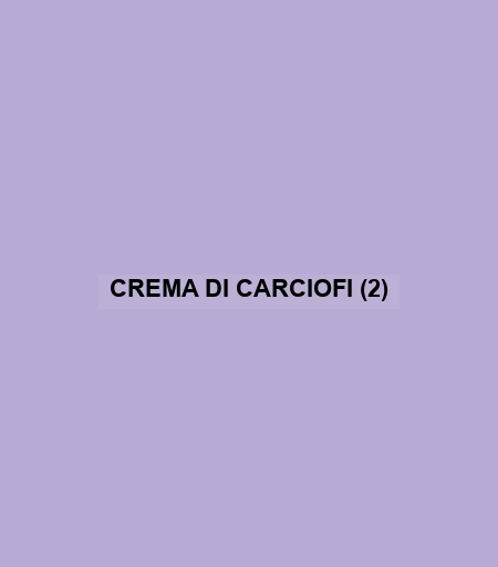 Crema Di Carciofi (2)