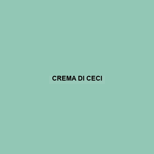 Crema Di Ceci