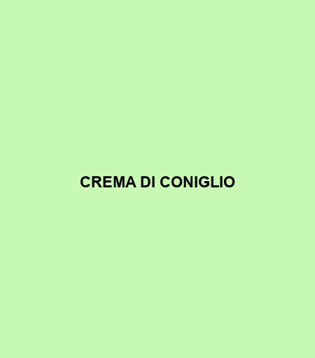 Crema Di Coniglio