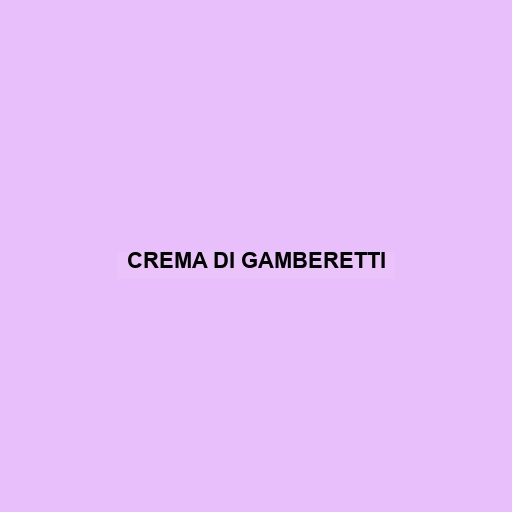 Crema Di Gamberetti