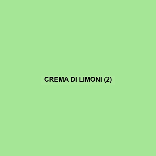 Crema Di Limoni (2)