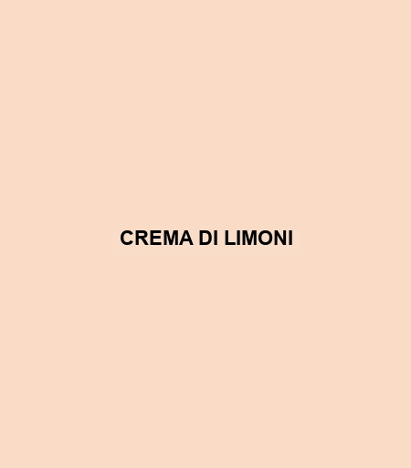 Crema Di Limoni