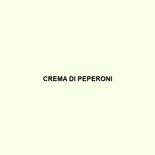 Crema Di Peperoni