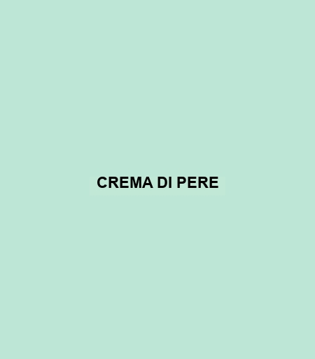 Crema Di Pere