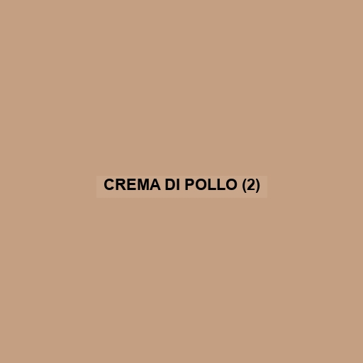 Crema Di Pollo (2)