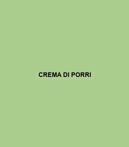 Crema Di Porri