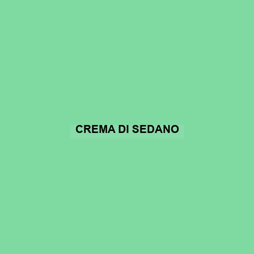 Crema Di Sedano