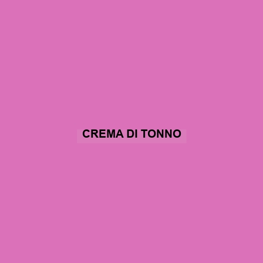 Crema Di Tonno