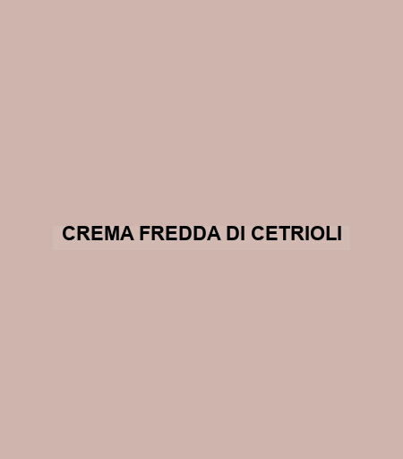 Crema Fredda Di Cetrioli