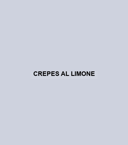 Crepes Al Limone