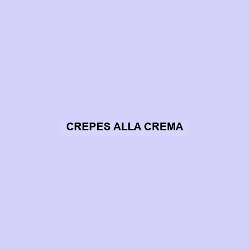 Crepes Alla Crema