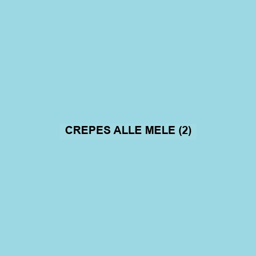 Crepes Alle Mele (2)