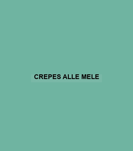 Crepes Alle Mele