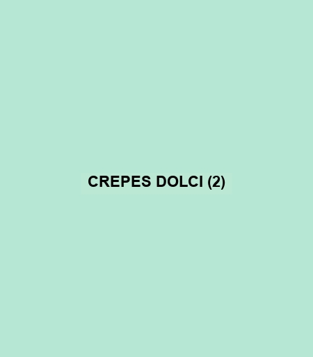 Crepes Dolci (2)