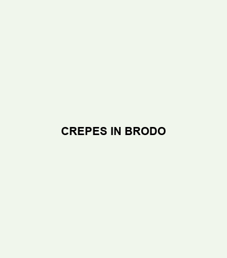 Crepes In Brodo