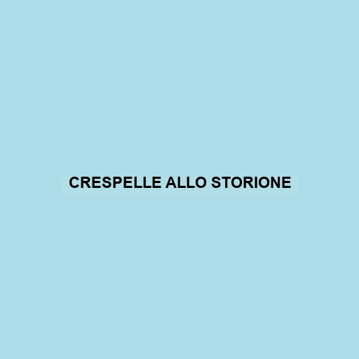 Crespelle Allo Storione