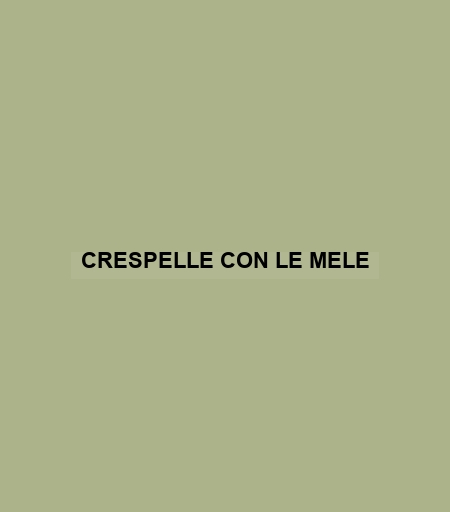 Crespelle Con Le Mele