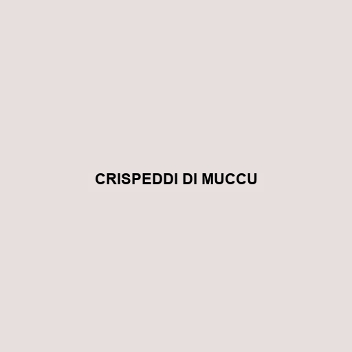 Crispeddi Di Muccu