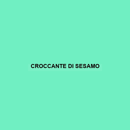 Croccante Di Sesamo