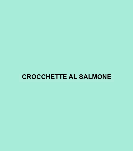 Crocchette Al Salmone