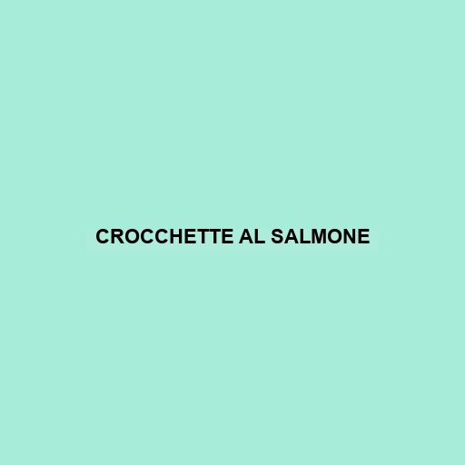 Crocchette Al Salmone