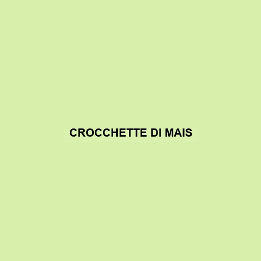 Crocchette Di Mais